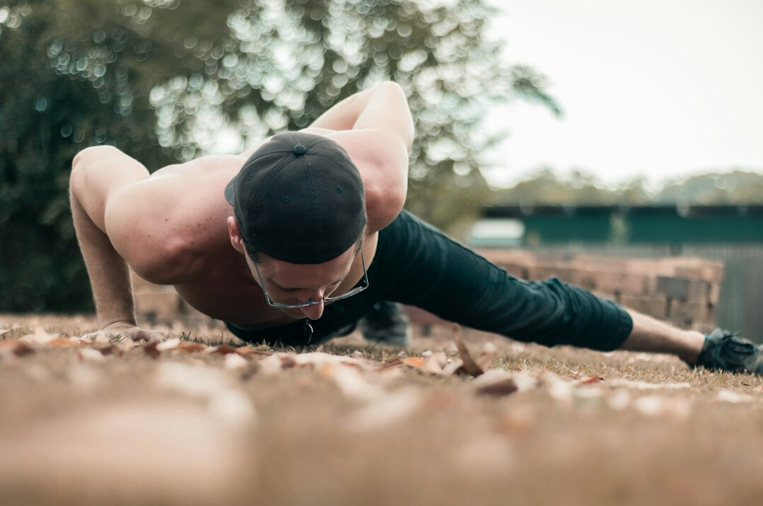 person exercising outdoors